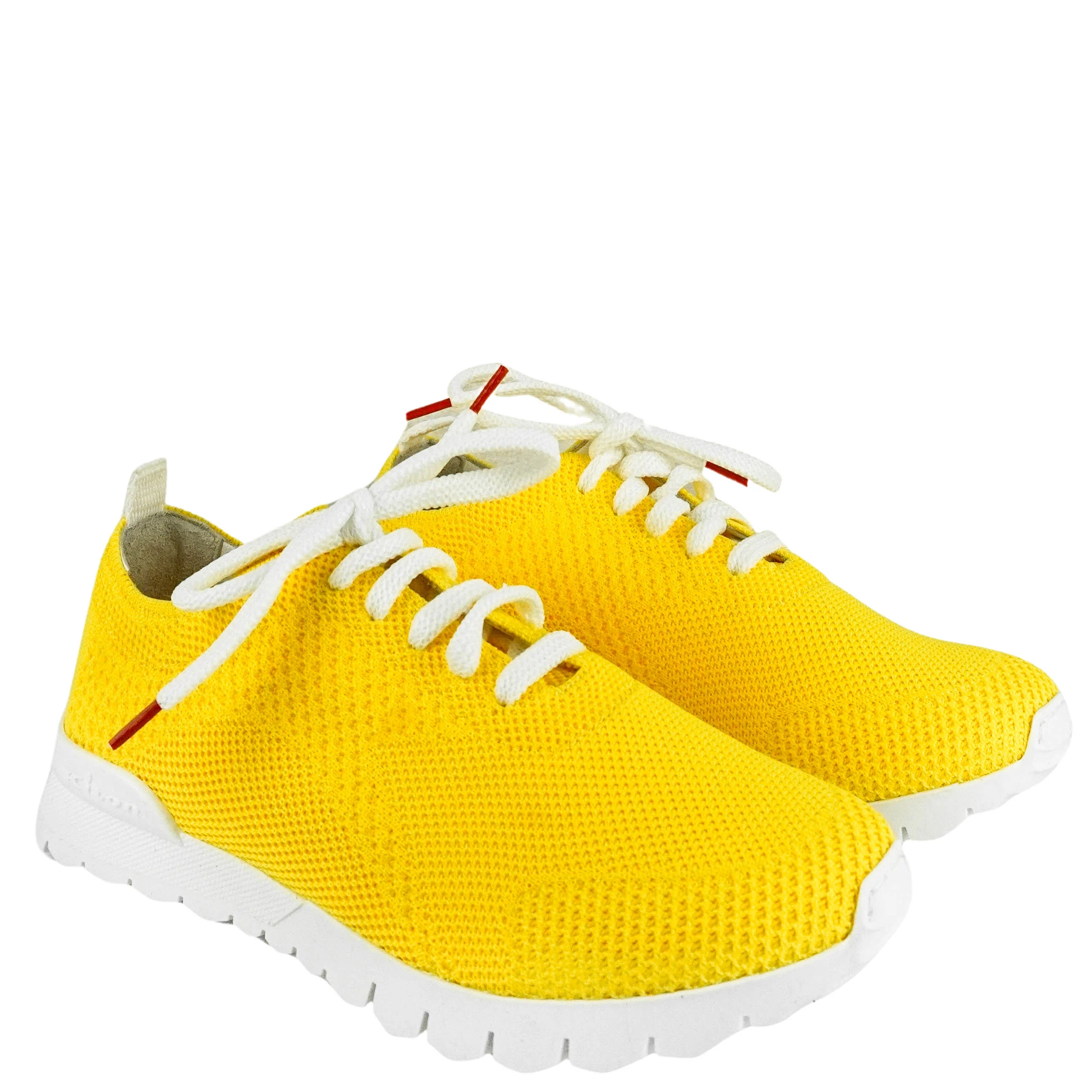 Kiton Fit Sneakers in Yellow - Image 3